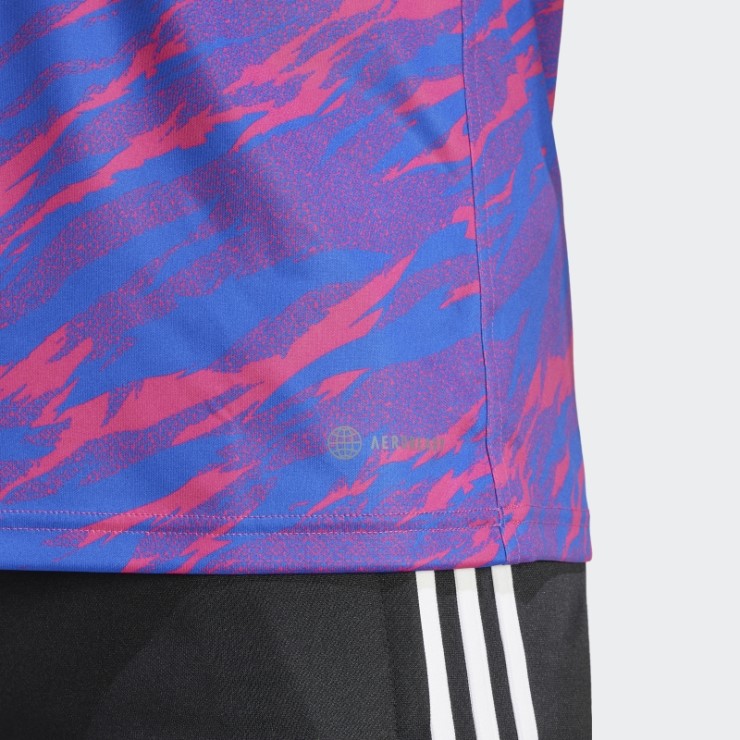 Camiseta De Entrenamiento Adidas Pogba Azul Moda