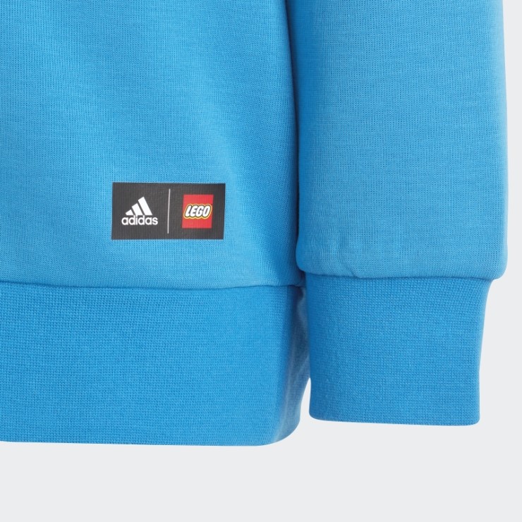 Conjunto De Sudadera Y Pantalón Adidas X Classic Lego Crew Azul Moda