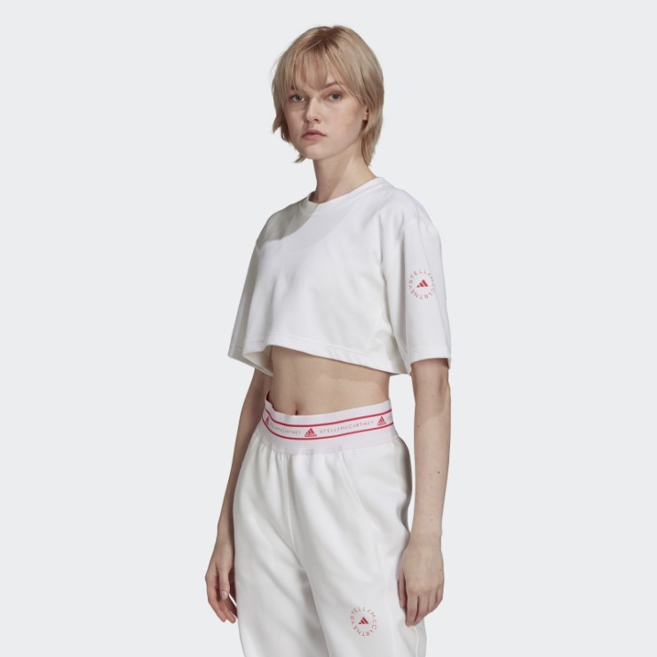 Camiseta Corta Adidas By Stella Mccartney Future Playground Blanco Caliente
