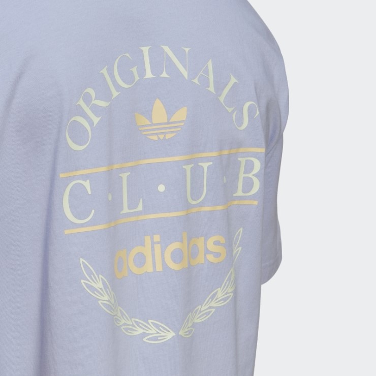 Camiseta Adidas Club Logo Tono Violeta