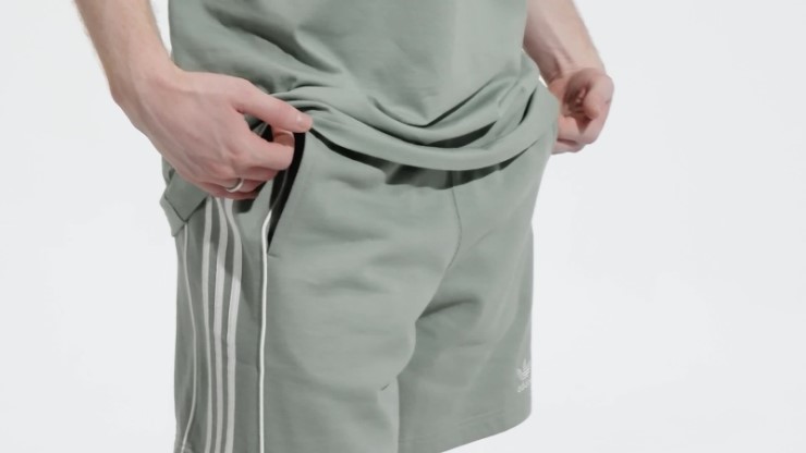 Adidas Rekive Camiseta Moda Plata Verde