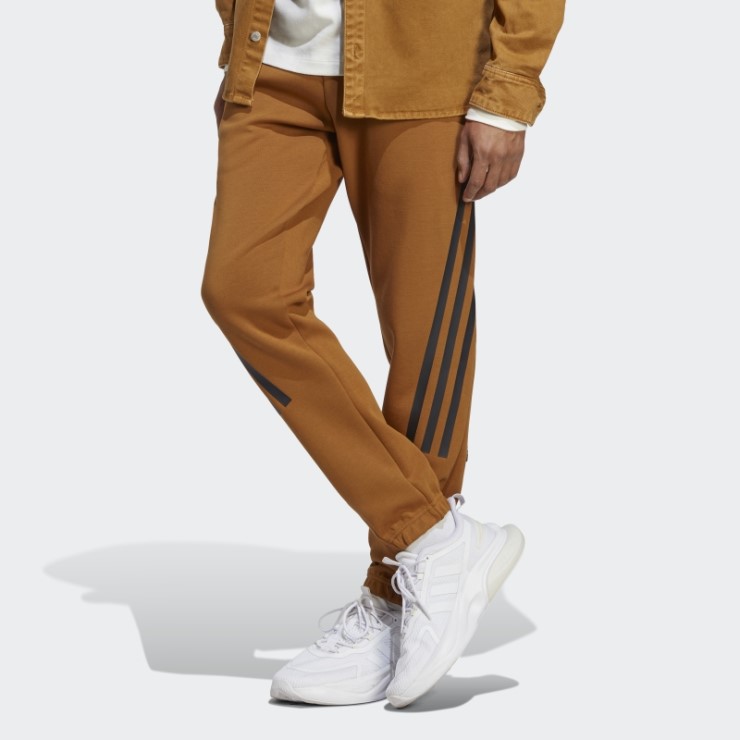 Pantalones Adidas Future Icons 3 Rayas Bronce