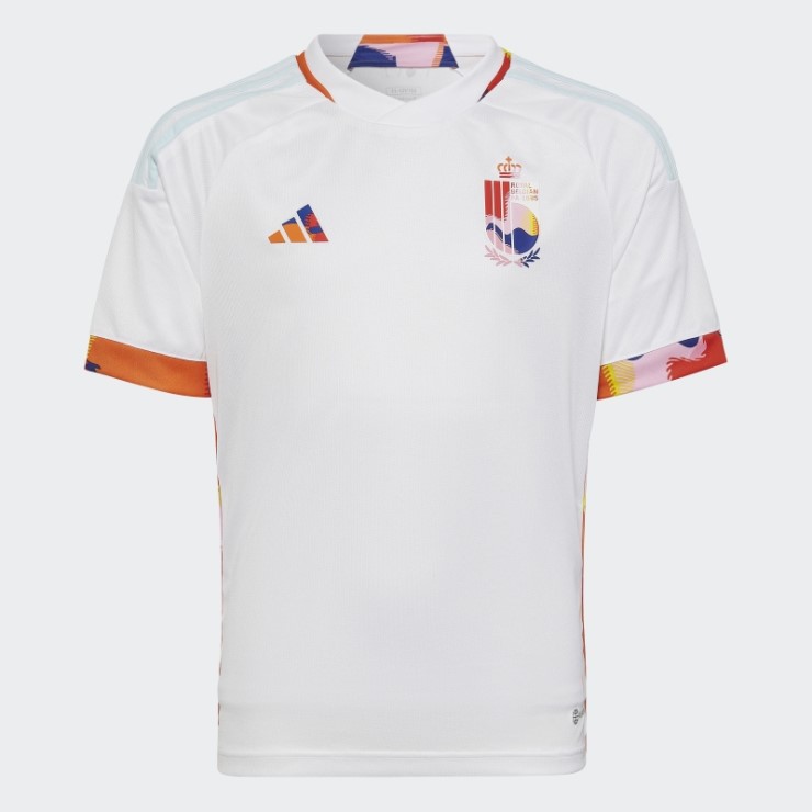 Adidas Camiseta Bélgica 22 Segunda Equipación Blanca