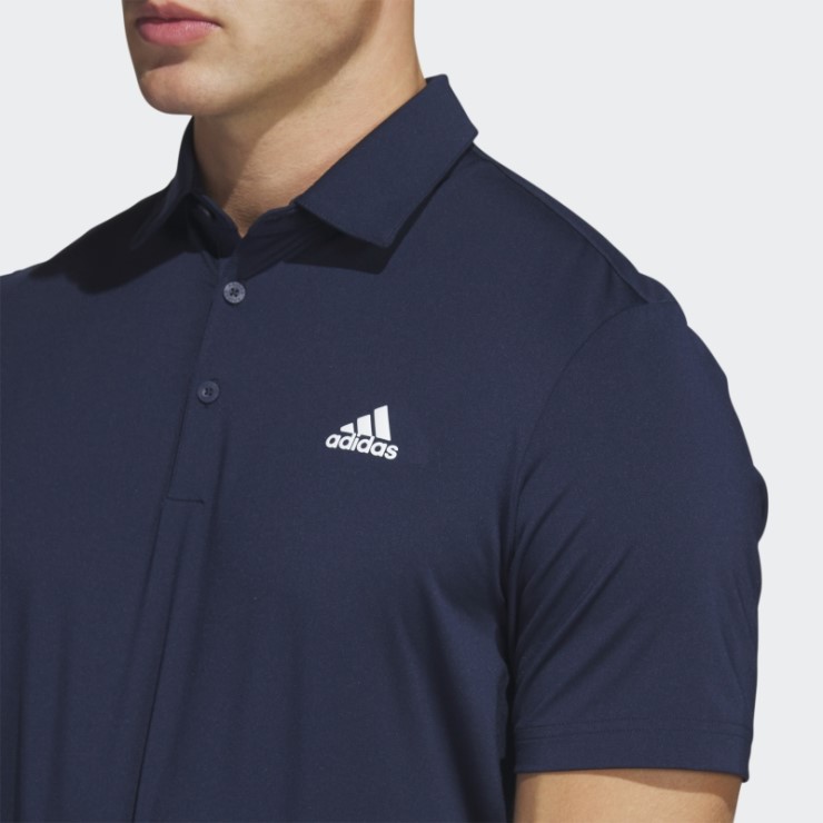 Adidas Ultimate365 Polo Izquierdo Sólido En El Pecho Azul Marino