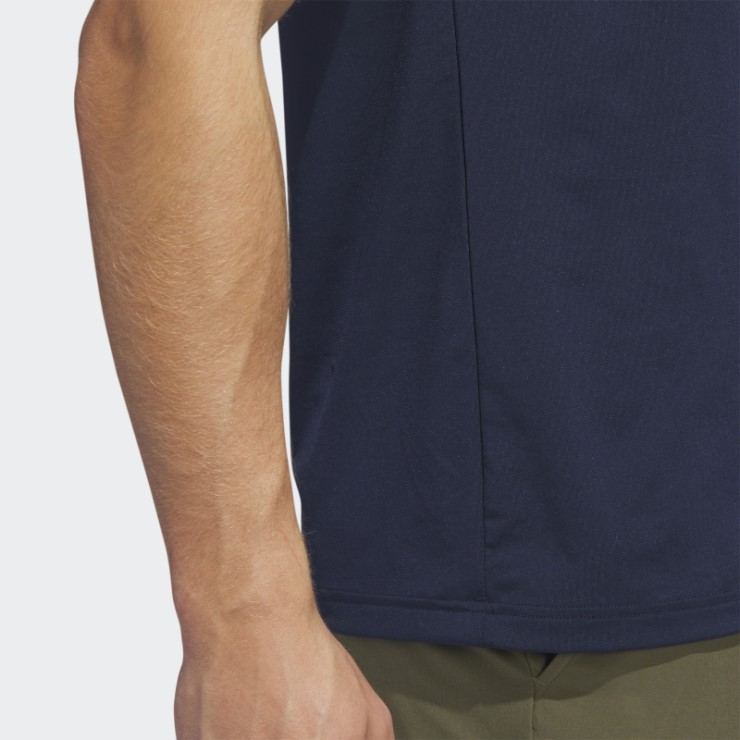 Adidas Ultimate365 Polo Izquierdo Sólido En El Pecho Azul Marino