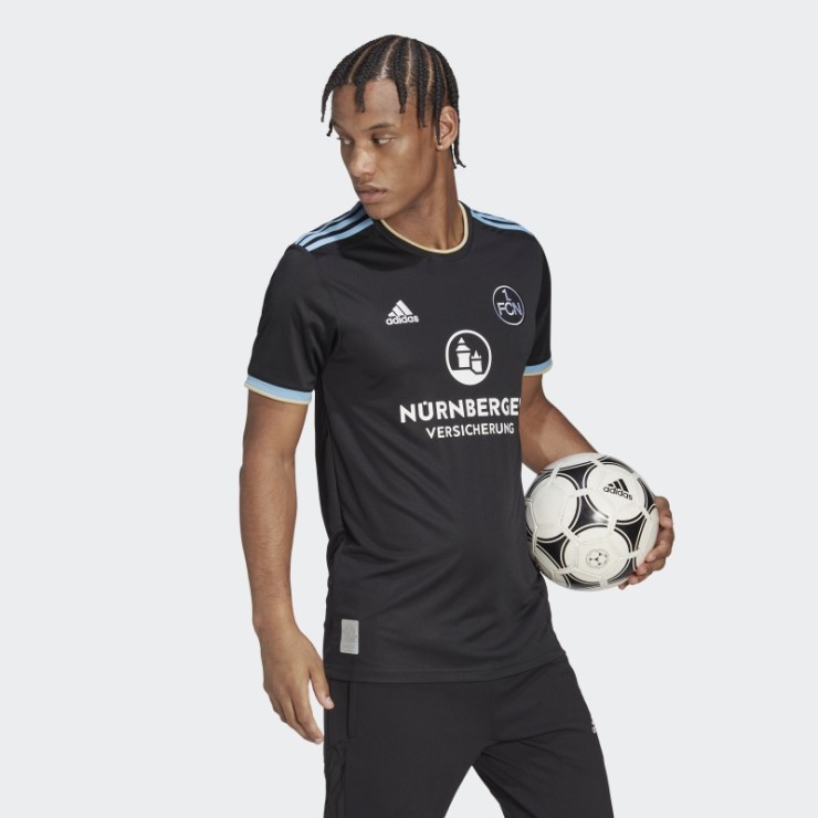 Camiseta Fc Nürnberg 22/23 Tercera Equipación Adidas Negro