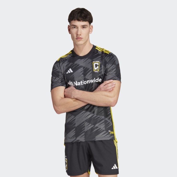 Camiseta Columbus Crew 23/24 Segunda Equipación Negro Adidas