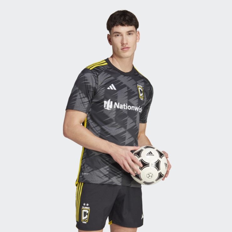 Camiseta Columbus Crew 23/24 Segunda Equipación Negro Adidas