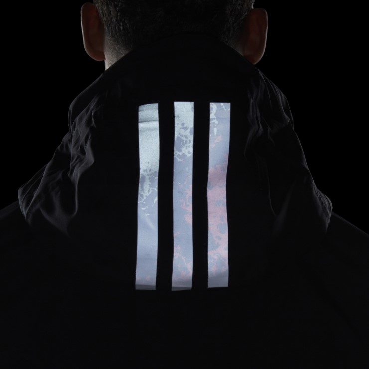 Negro Adidas Terrex 2 Capas Rain.rdy Anorak De Nieve