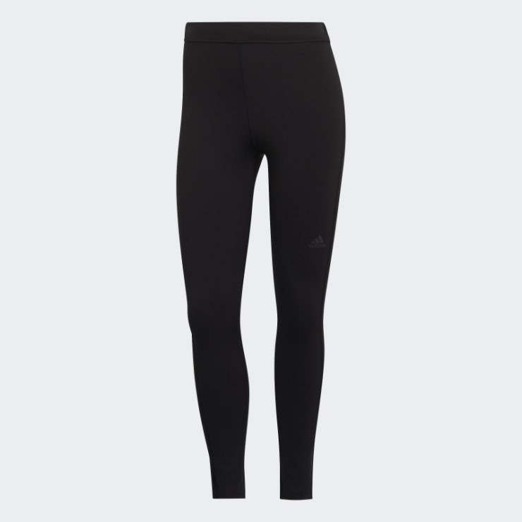 Negro Adidas Run Iconos 7/8 Leggings De Running