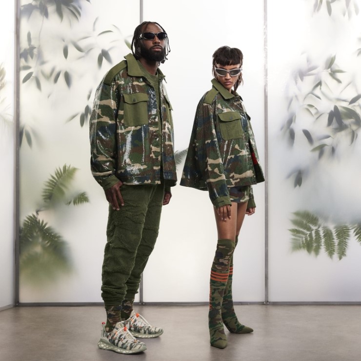 Chamarra De Lentejuelas Adidas (todos Los Géneros) Aop Camo