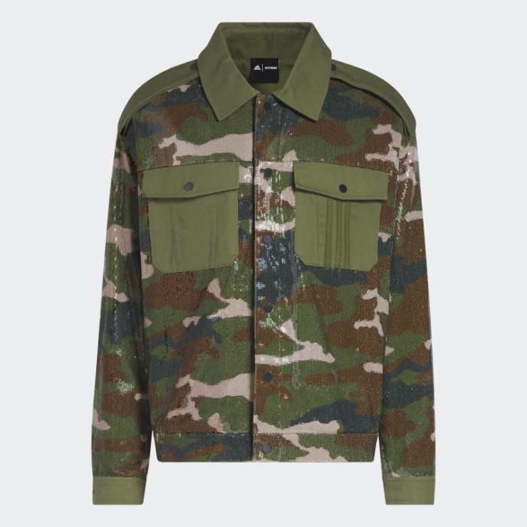 Chamarra De Lentejuelas Adidas (todos Los Géneros) Aop Camo