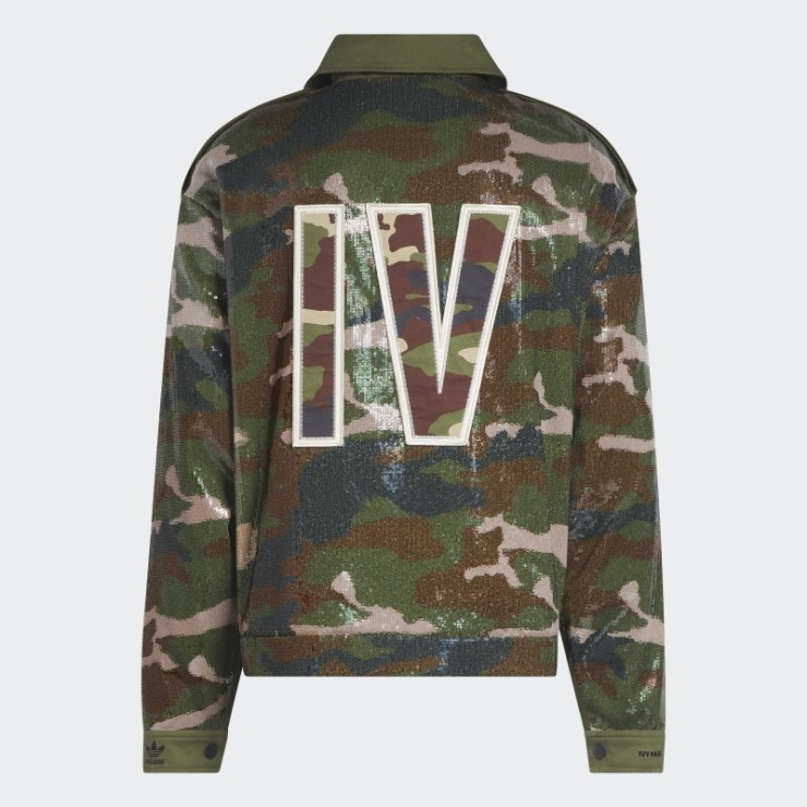 Chamarra De Lentejuelas Adidas (todos Los Géneros) Aop Camo