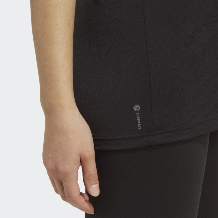 Elegante Adidas Aeroready Train Essentials Camiseta De Enfermería (maternidad) Blanco