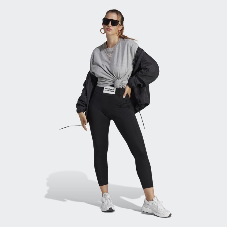 Camiseta Adidas Adicolor Gris Medio Essentials