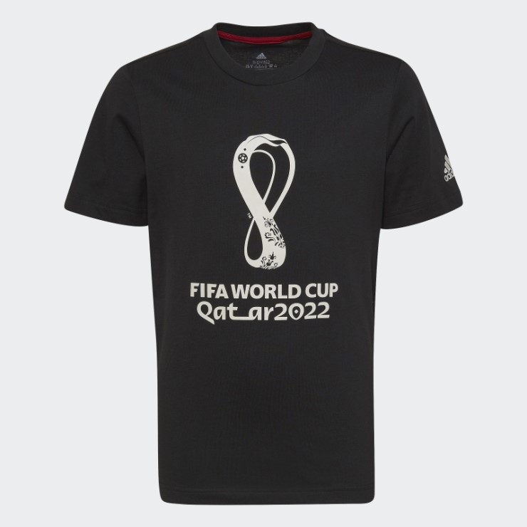 Adidas Camiseta Copa Del Mundo Fifa 2022 Emblema Oficial Negro
