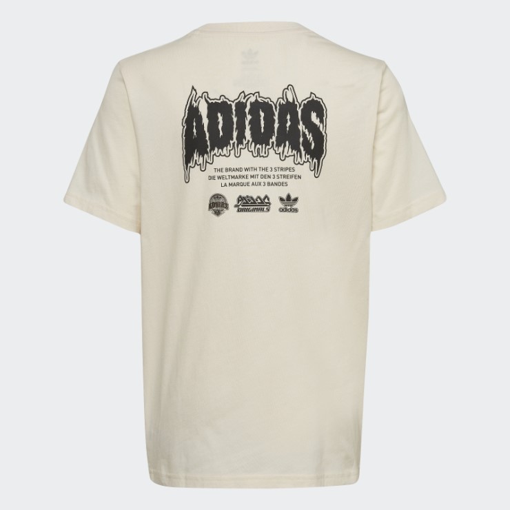 Camiseta Gráfica Blanca Adidas Fashion