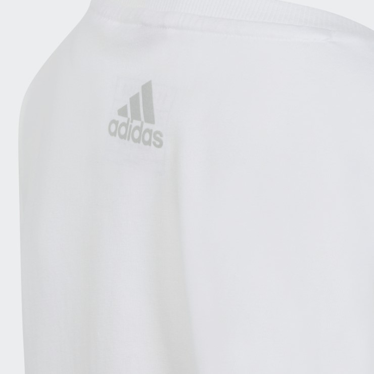 Camiseta Dance Anudada Adidas Blanca