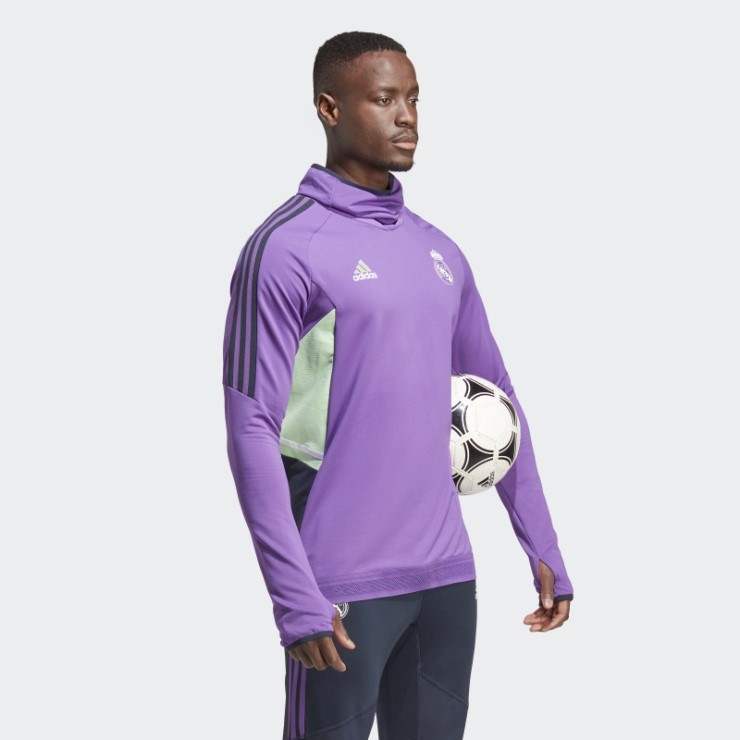 Adidas Real Madrid Condivo 22 Pro Camiseta De Entrenamiento Violeta