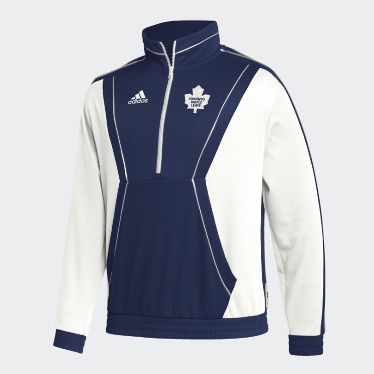 Sudadera Adidas Clásica Maple Leafs Azul