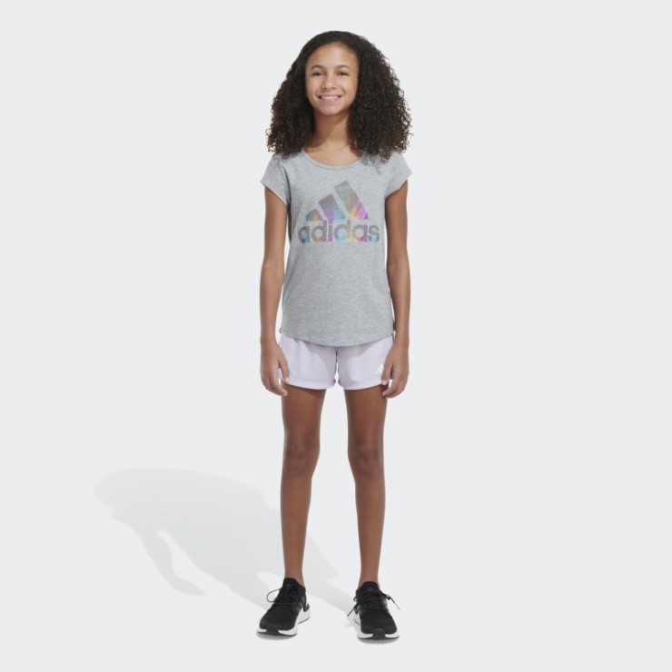 Pantalón Corto De Malla 3s Con Tinte Morado23 Adidas