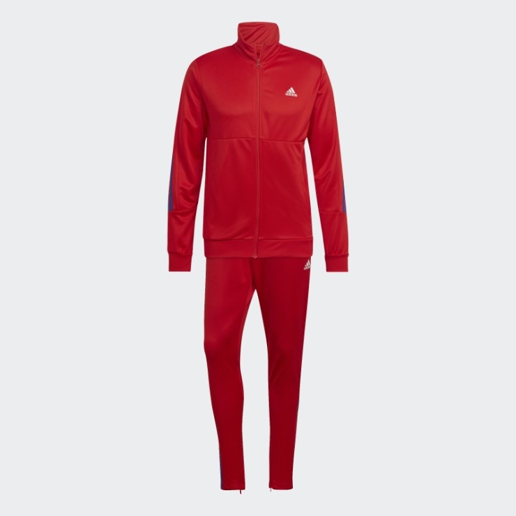 Chándal Adidas Slim Rojo Con Cremallera