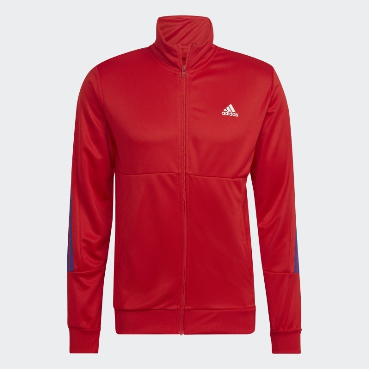 Chándal Adidas Slim Rojo Con Cremallera