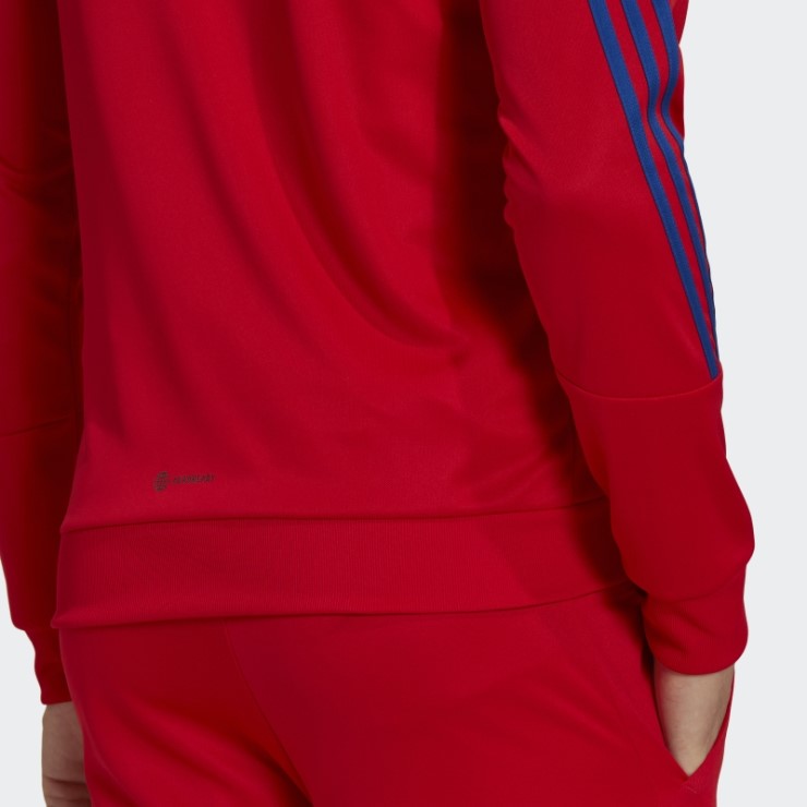 Chándal Adidas Slim Rojo Con Cremallera