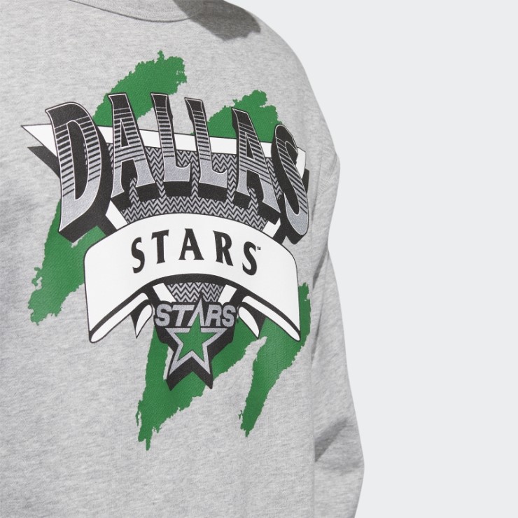 Sudadera Gris Medio Adidas Stars Vintage Crew