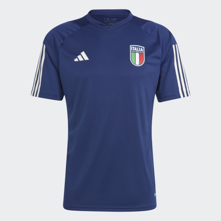 Adidas Camiseta De Entrenamiento Azul Oscuro Italia Tiro 23