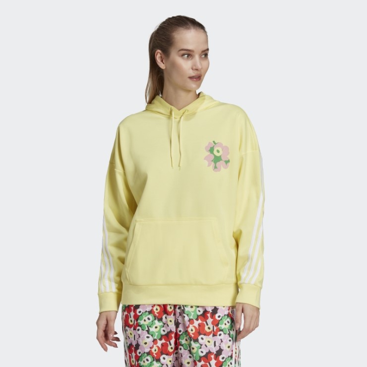 Perla Citrino Adidas X Marimekko Sudadera Con Capucha Caliente
