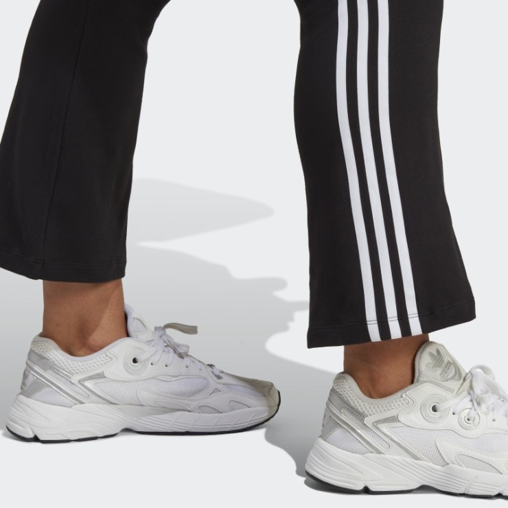 Adidas Negro Adicolor Classics 3-stripes 7/8 Flare Leggins (talla Grande)
