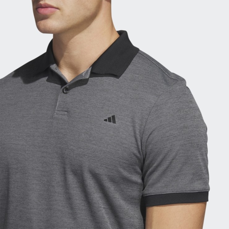 Camiseta Polo De Golf Ultimate365 No Show Negra Adidas