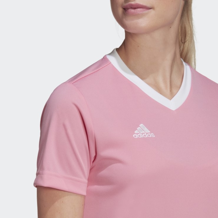 Camiseta Adidas Entrada 22 Rosa Brillo