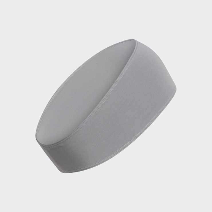 Diadema Ancha Alphaskin Gris Adidas