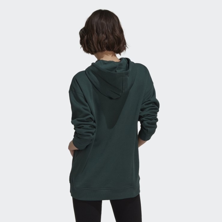 Adidas Sudadera Con Capucha Verde Mineral Adicolor Trefoil