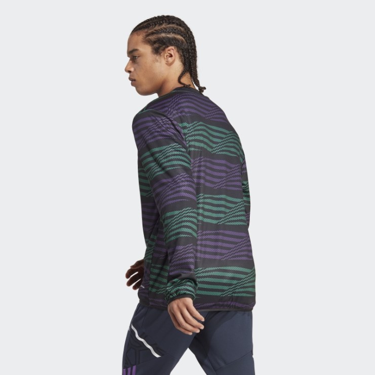 Camiseta Adidas Negra Pre-partido Real Madrid