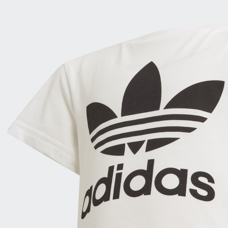 Camiseta Adicolor Trefoil Adidas Blanca