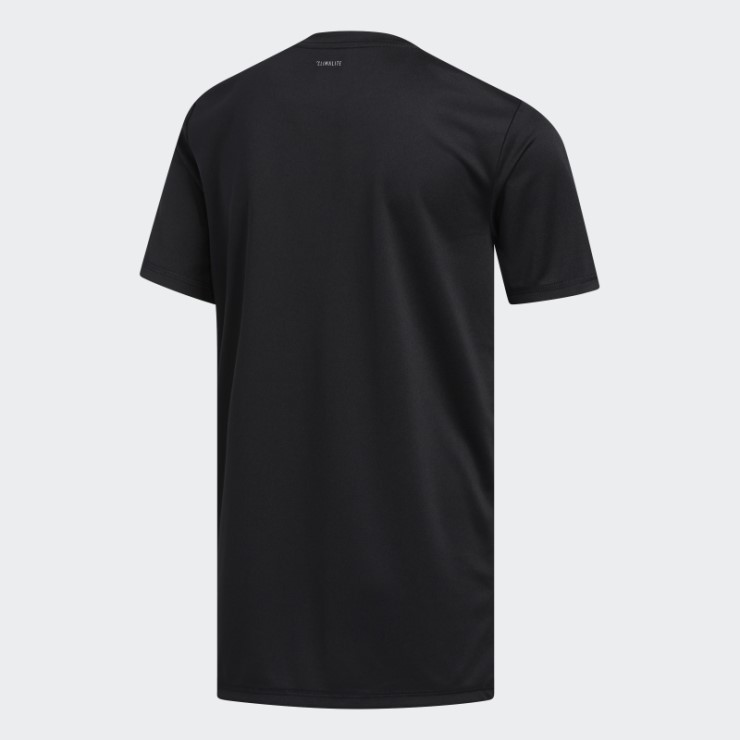 Adidas Climalite Insignia De Camiseta De Deporte Negro