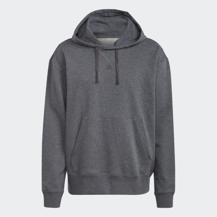 Sudadera Adidas Gris Oscuro Jaspeado All Szn French Terry Sudadera Con Capucha