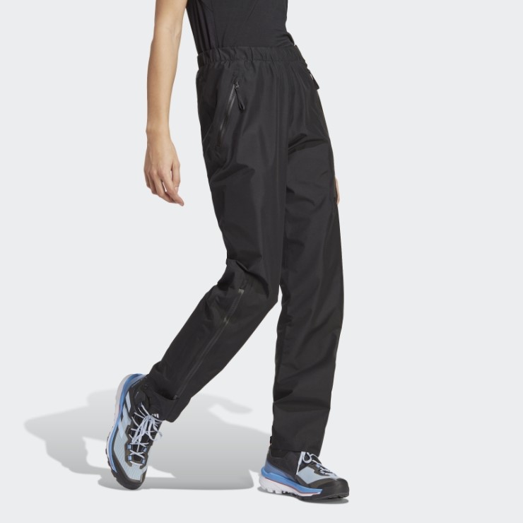 Pantalón De Chándal Negro Adidas Terrex Gore-tex Paclite Rain