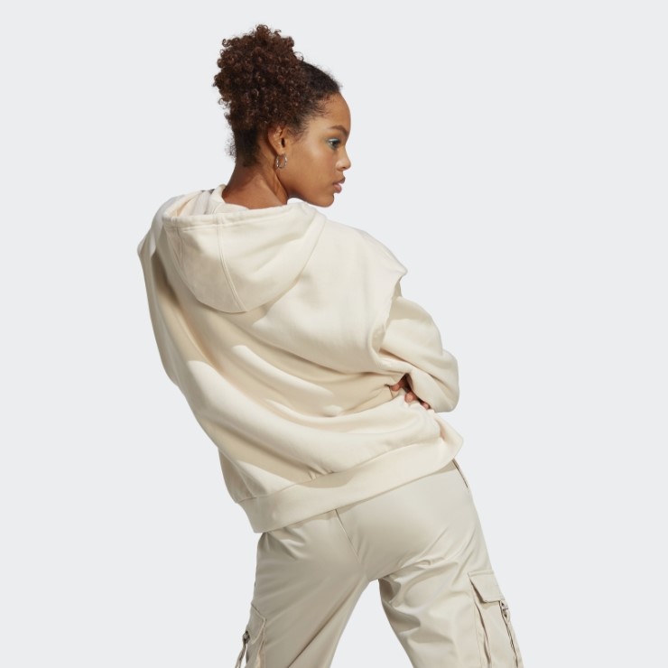 Adidas Sudadera Blanca Siempre Original Con Trébol