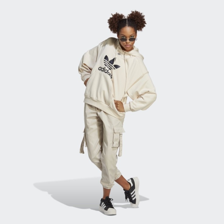 Adidas Sudadera Blanca Siempre Original Con Trébol