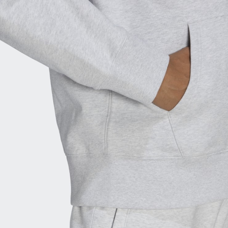 Adicolor Contempo Sudadera Con Capucha Adidas Gris Claro Jaspeado