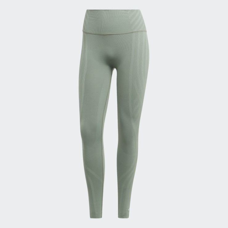 Adidas Leggins 7/8 Esculpido Verde Plata