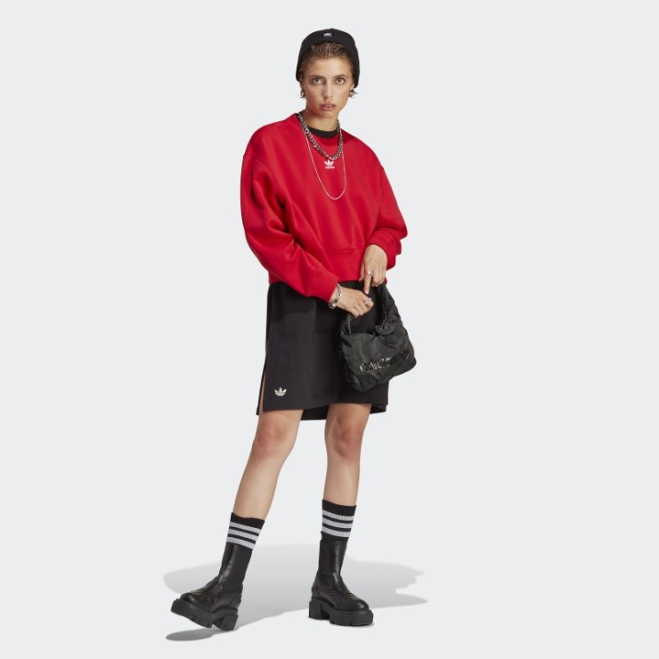 Sudadera Adidas Adicolor Essentials Crew Escarlata