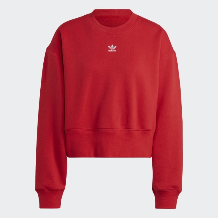 Sudadera Adidas Adicolor Essentials Crew Escarlata