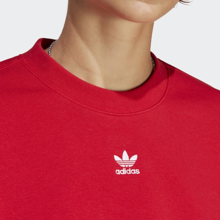 Sudadera Adidas Adicolor Essentials Crew Escarlata