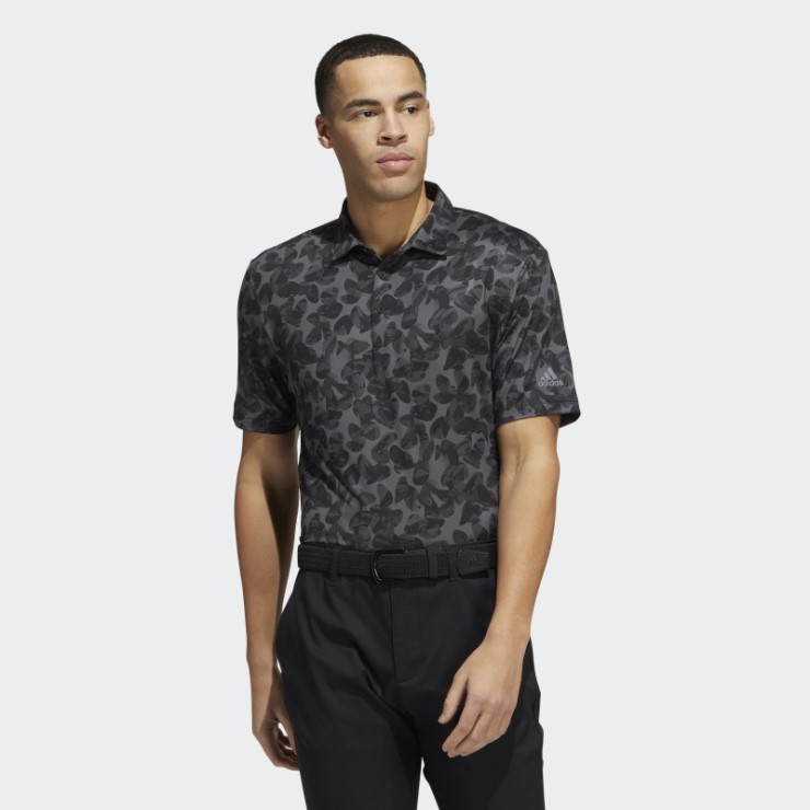 Polo Adidas Prisma-print Negro Moda