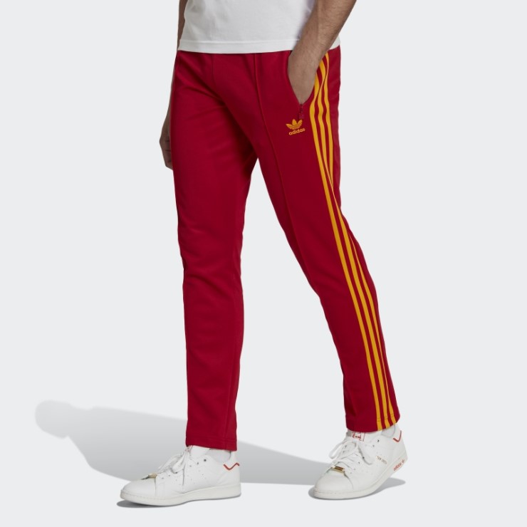 Pantalones De Chándal Adidas Beckenbauer Rojos